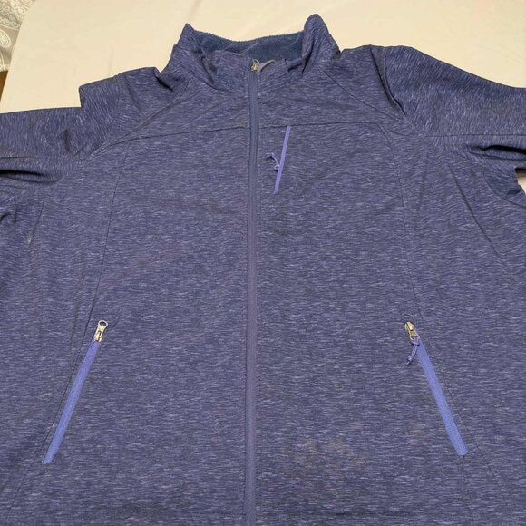 FREE COUNTRY Weather Proof Blue Full Zip Womens 3X Fleece Lined Jacket. - Picture 3 of 12